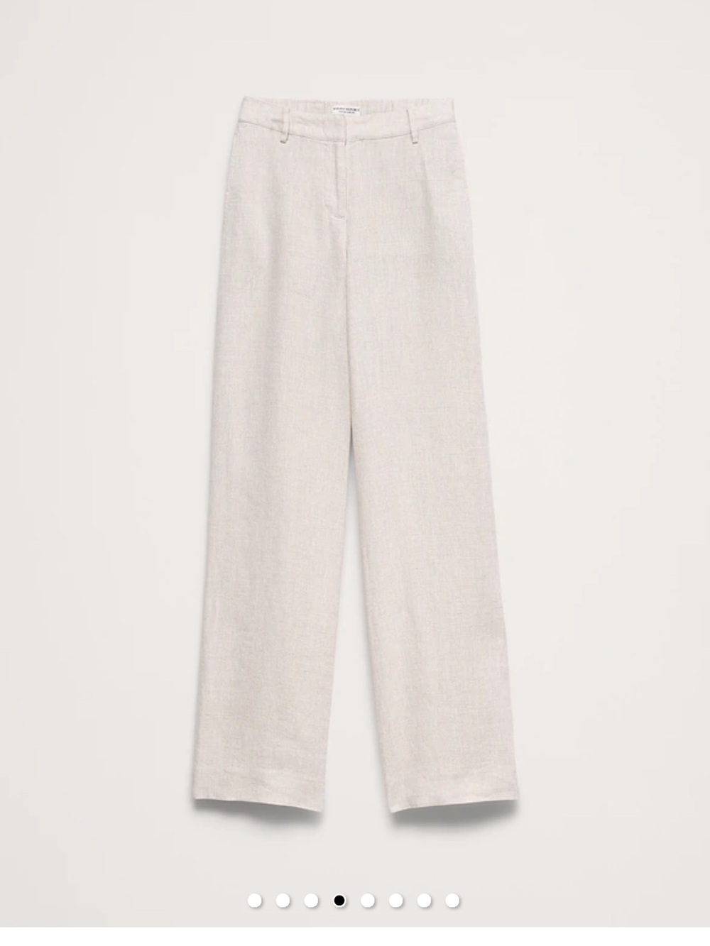 Banana Republic THE EVERYDAY WIDE-LEG PANT IN LINEN (Natural)
